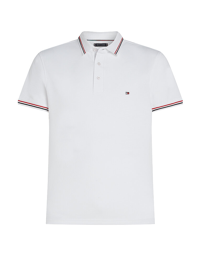 TOMMY HILFIGER Poloshirt Slim Fit weiss | XXL TOMMY HILFIGER Poloshirt Slim Fit weiss | XXL von Tommy Hilfiger