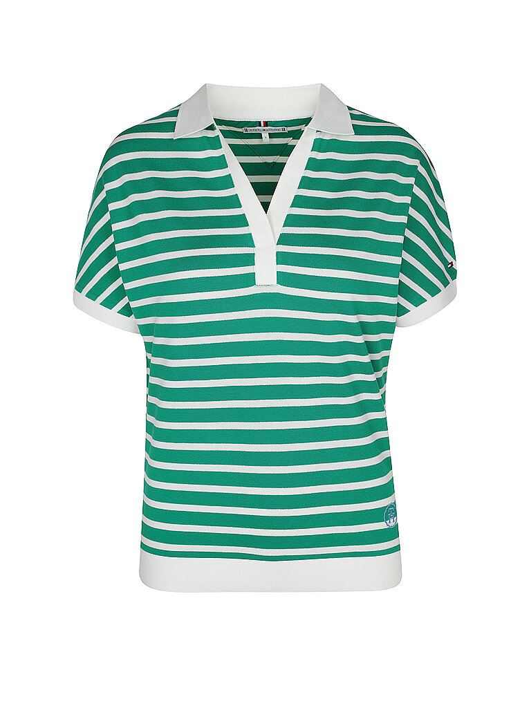 TOMMY HILFIGER Poloshirt grün | XS von Tommy Hilfiger