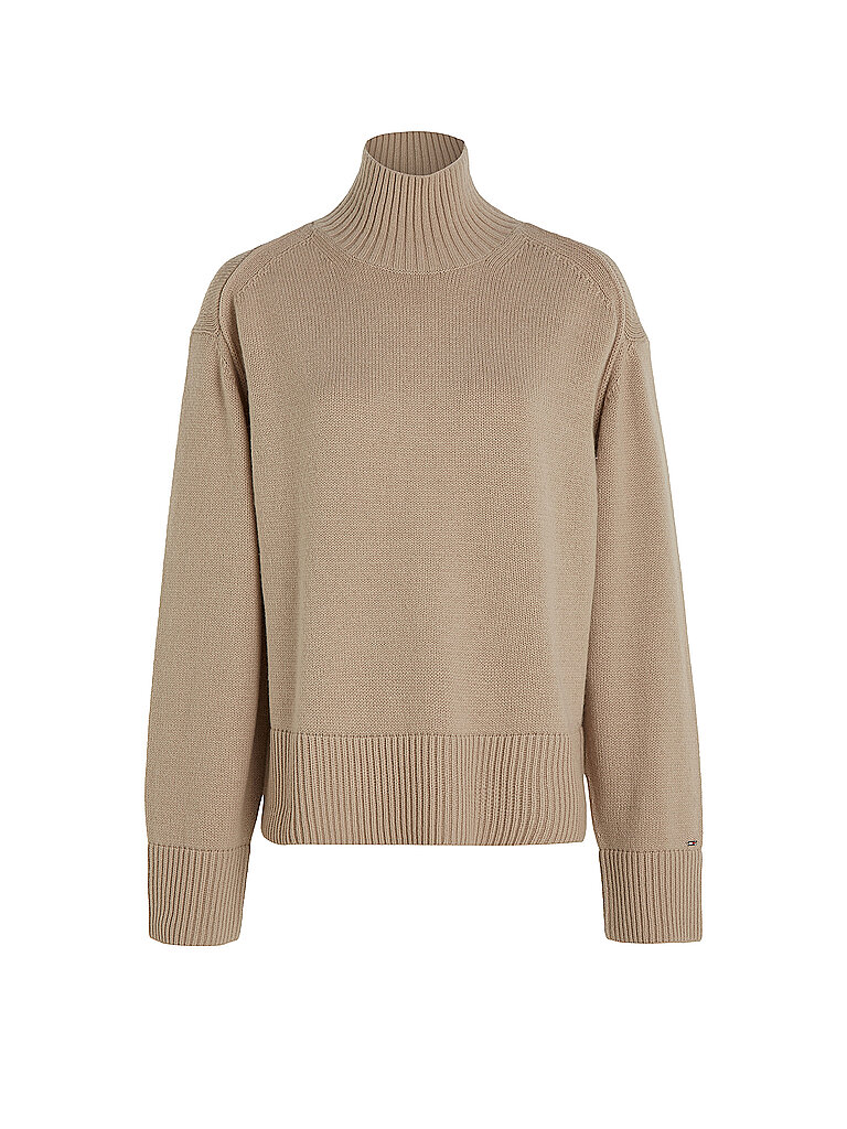 TOMMY HILFIGER Pullover beige | S von Tommy Hilfiger