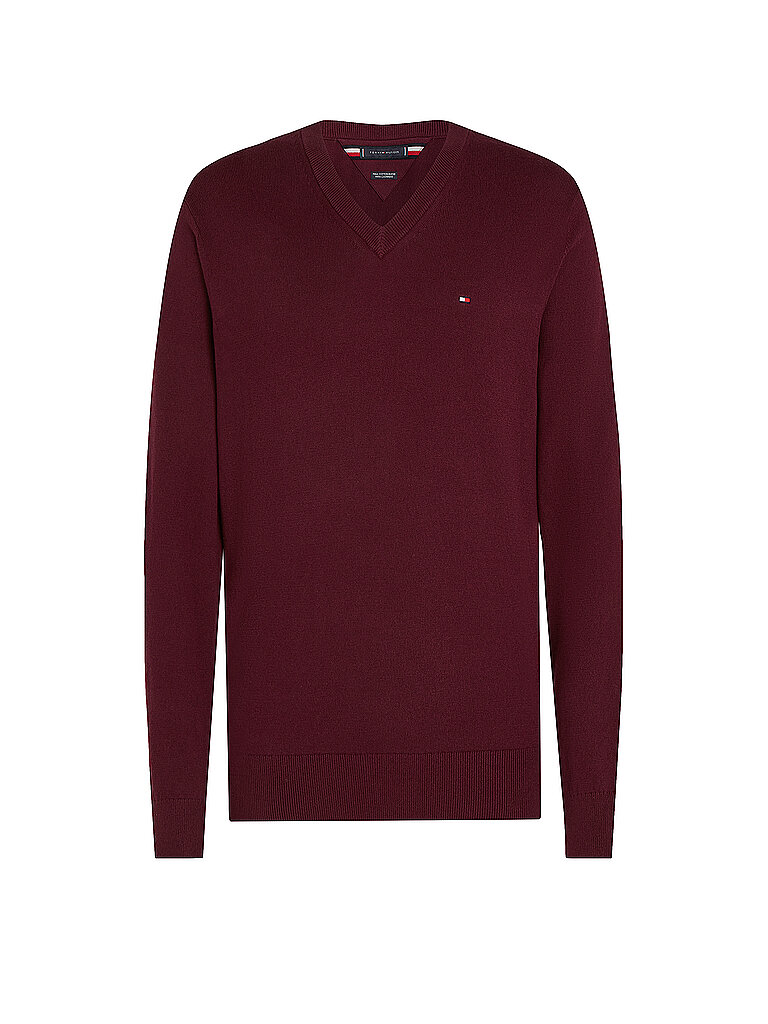 TOMMY HILFIGER Pullover dunkelrot | XXL von Tommy Hilfiger