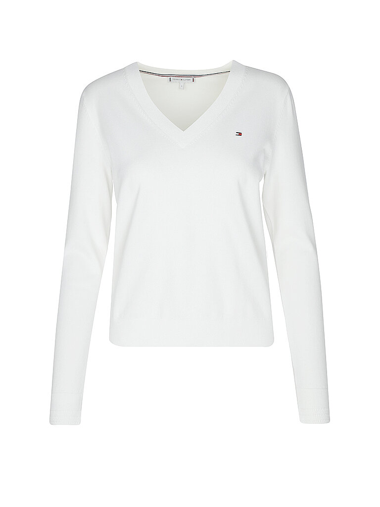 TOMMY HILFIGER Pullover  weiss | L von Tommy Hilfiger