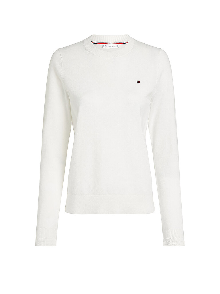 TOMMY HILFIGER Pullover weiss | L von Tommy Hilfiger