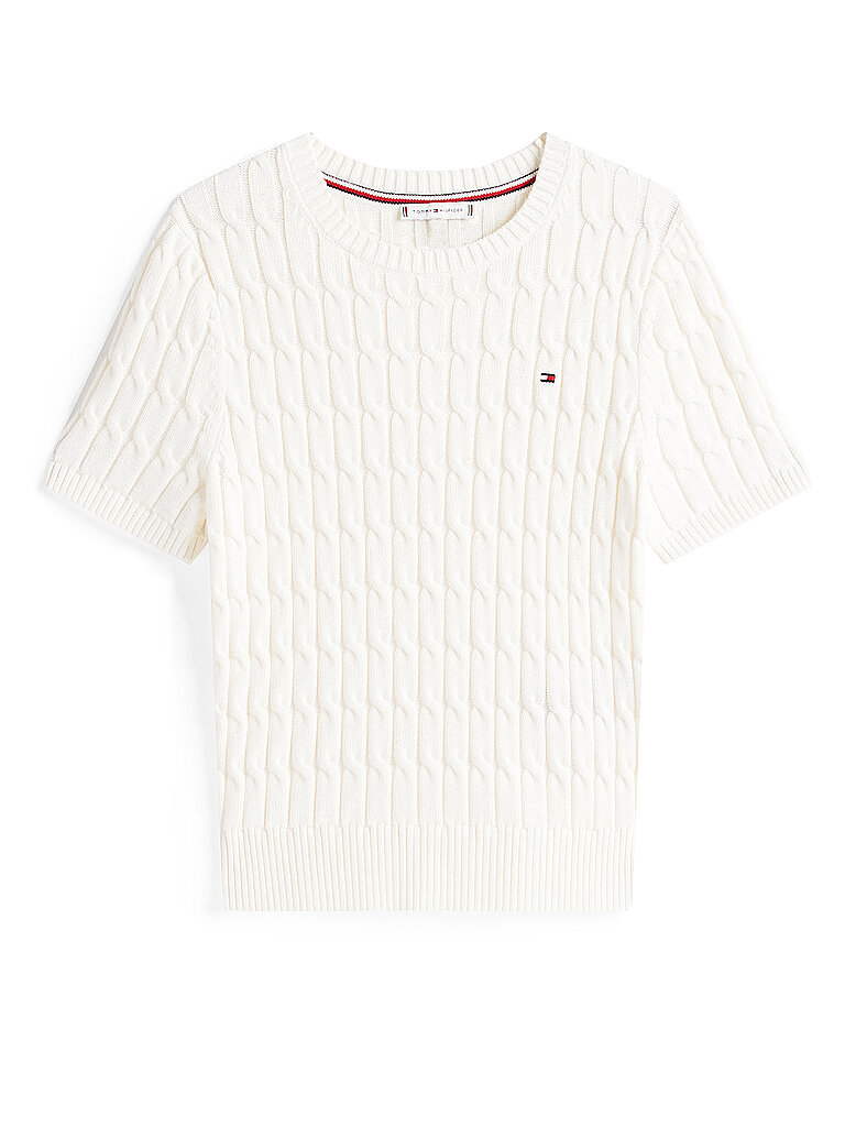TOMMY HILFIGER  Pullover weiss | S von Tommy Hilfiger