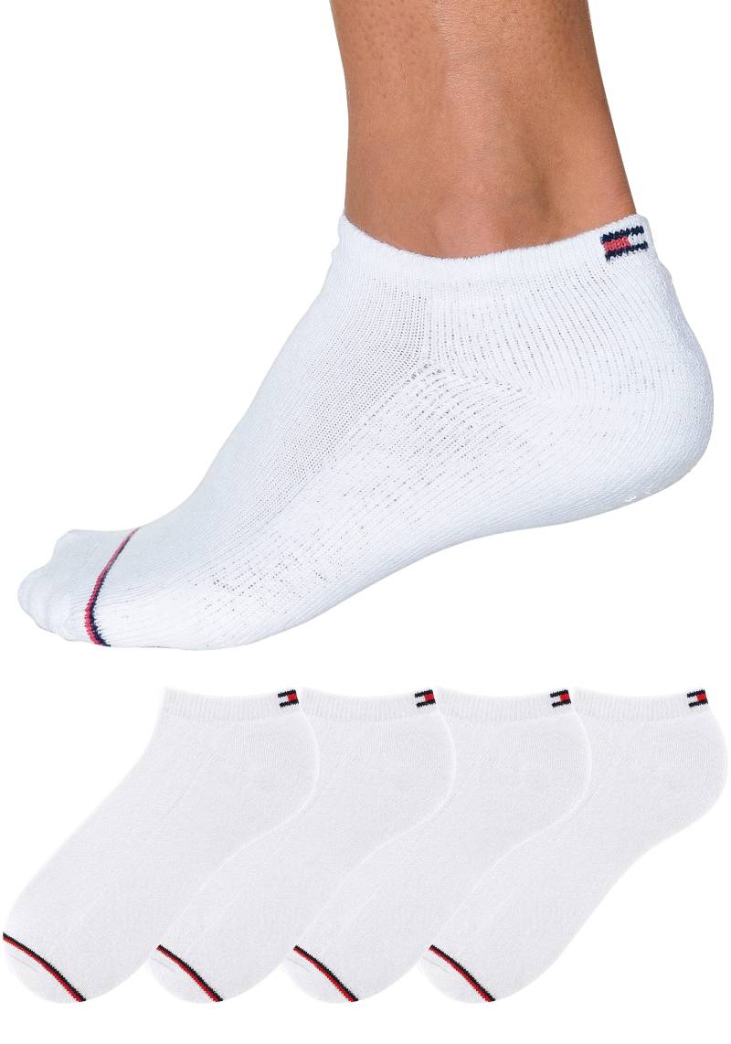 Tommy Hilfiger Sneakersocken, (4 Paar), mit Fussfrotteé von Tommy Hilfiger