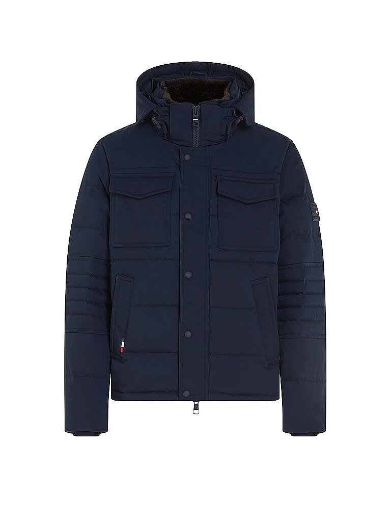 TOMMY HILFIGER Steppjacke blau | L von Tommy Hilfiger