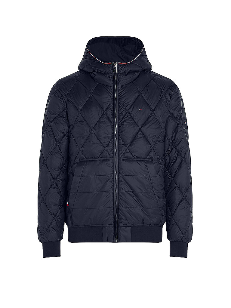 TOMMY HILFIGER Steppjacke blau | M von Tommy Hilfiger