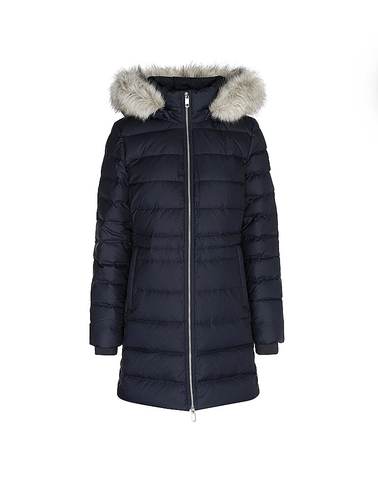 TOMMY HILFIGER Steppmantel dunkelblau | S von Tommy Hilfiger