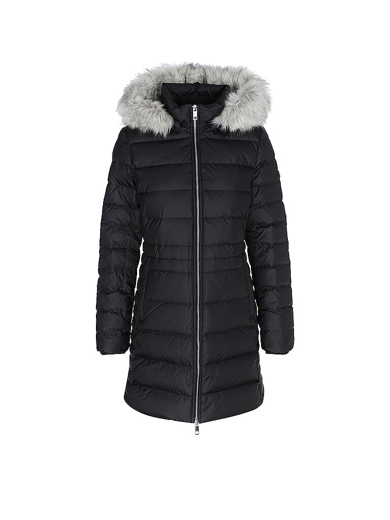 TOMMY HILFIGER Steppmantel schwarz | L von Tommy Hilfiger