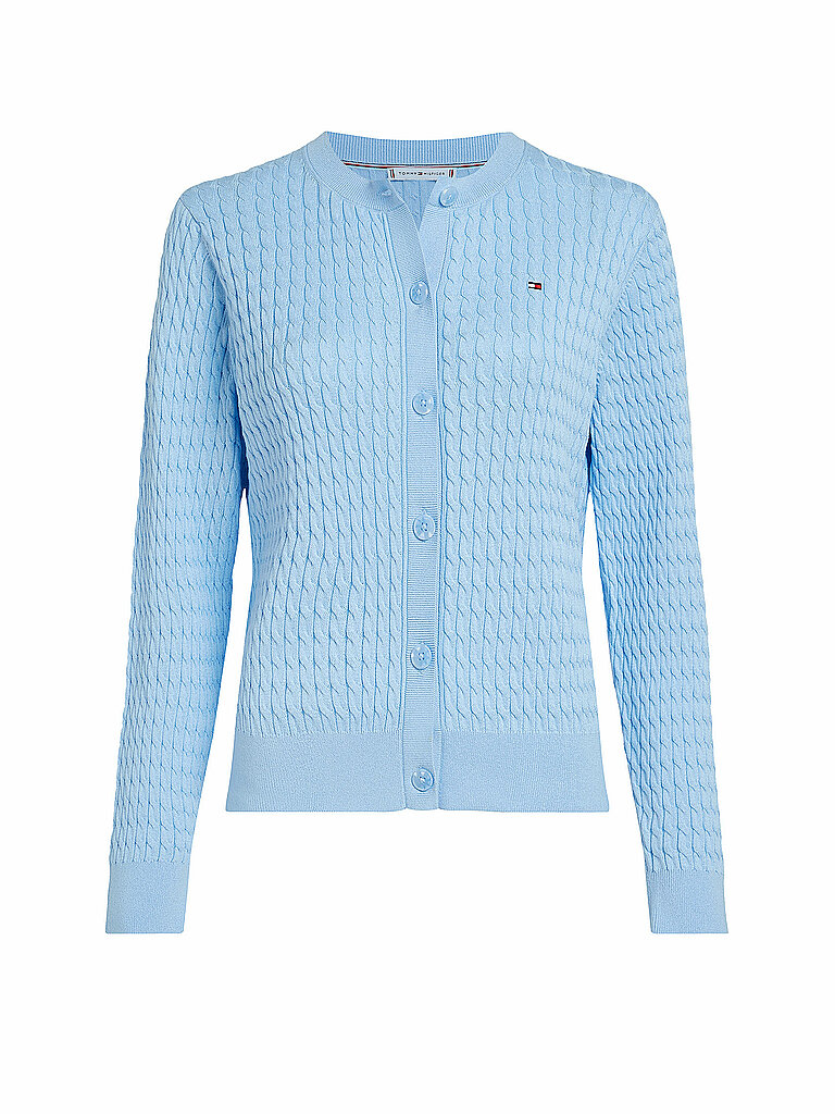 TOMMY HILFIGER Strickjacke hellblau | XL TOMMY HILFIGER Strickjacke hellblau | XL von Tommy Hilfiger