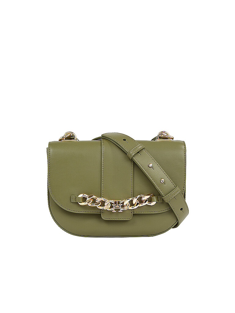 TOMMY HILFIGER Tasche - Mini Bag TH LUXE olive von Tommy Hilfiger