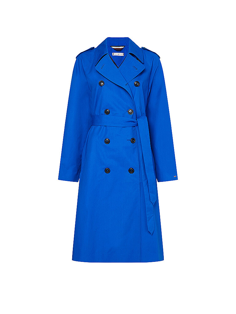 TOMMY HILFIGER Trenchcoat blau | 36 von Tommy Hilfiger