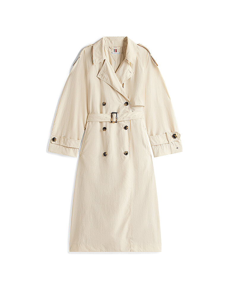 TOMMY HILFIGER Trenchcoat  creme | M/L von Tommy Hilfiger