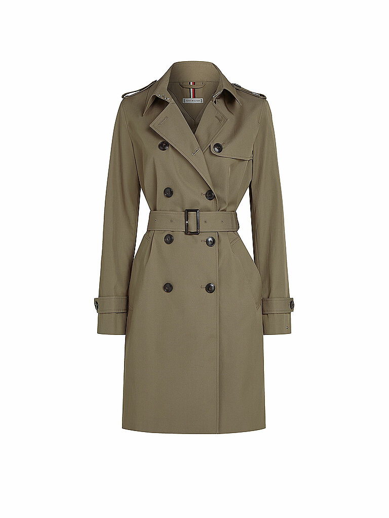 TOMMY HILFIGER Trenchcoat hellbraun | 42 TOMMY HILFIGER Trenchcoat hellbraun | 42 von Tommy Hilfiger