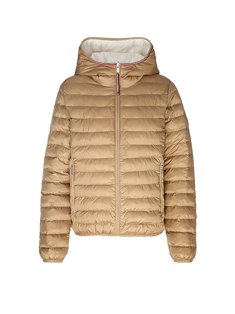 TOMMY HILFIGER Wende Steppjacke  camel | M von Tommy Hilfiger