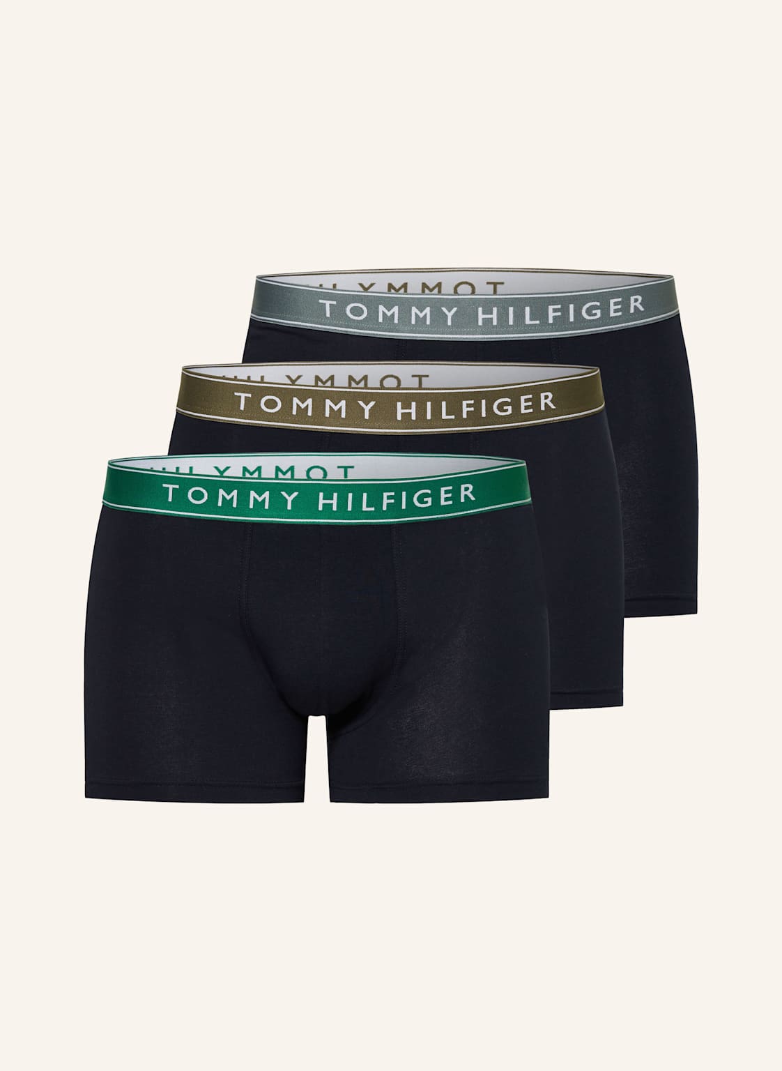 Tommy Hilfiger 3er-Pack Boxershorts gruen Tommy Hilfiger 3er-Pack Boxershorts gruen von Tommy Hilfiger