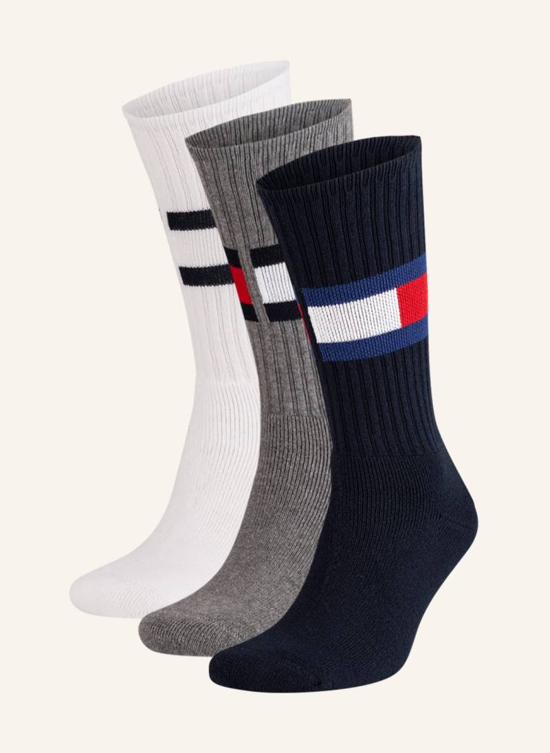 Tommy Hilfiger 3er-Pack Strümpfe grau von Tommy Hilfiger