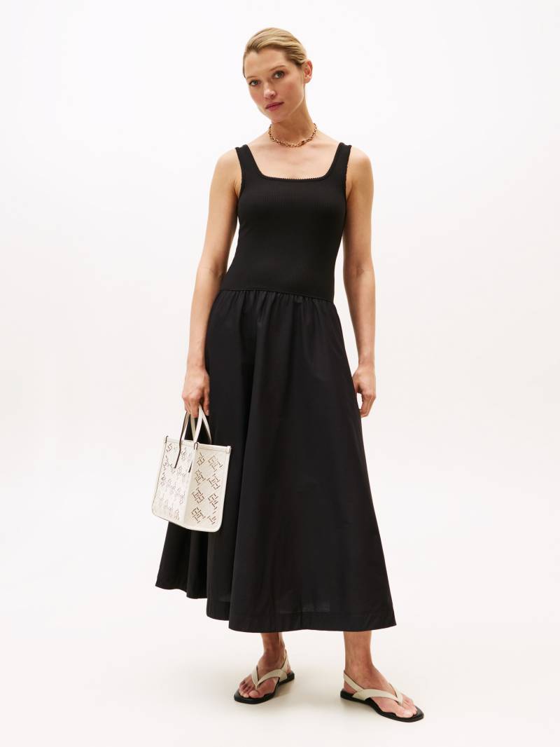 Tommy Hilfiger A-Linien-Kleid »5X2 RIB MIDI MIX F&F DRS« von Tommy Hilfiger