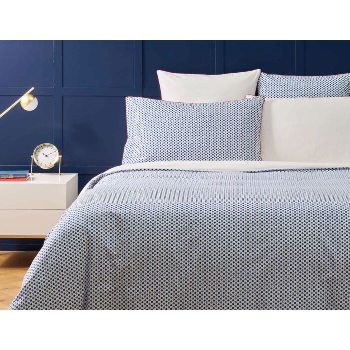 Tommy Hilfiger Bettwäsche Iconic Dots – Kissenbezug – 65x100 cm von Tommy Hilfiger