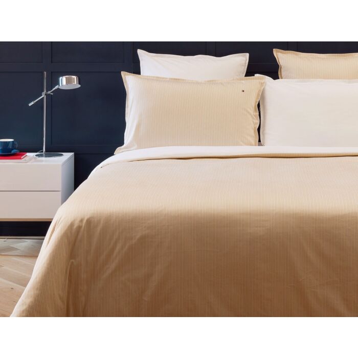 Tommy Hilfiger Bettwäsche Refined Stripes – Duvetbezug – 200x210 cm von Tommy Hilfiger