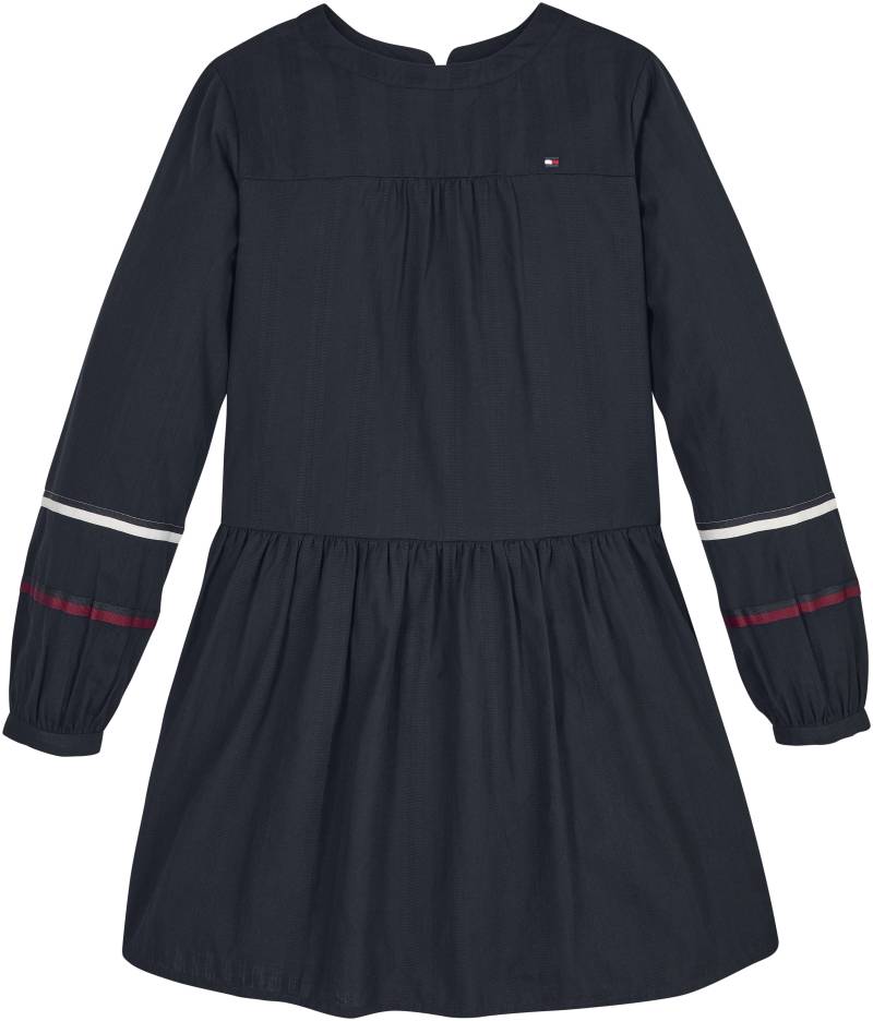 Tommy Hilfiger Blusenkleid »GLOBAL STRIPE TAPE DETAIL DRESS«, Kinder Kids Junior MiniMe von Tommy Hilfiger