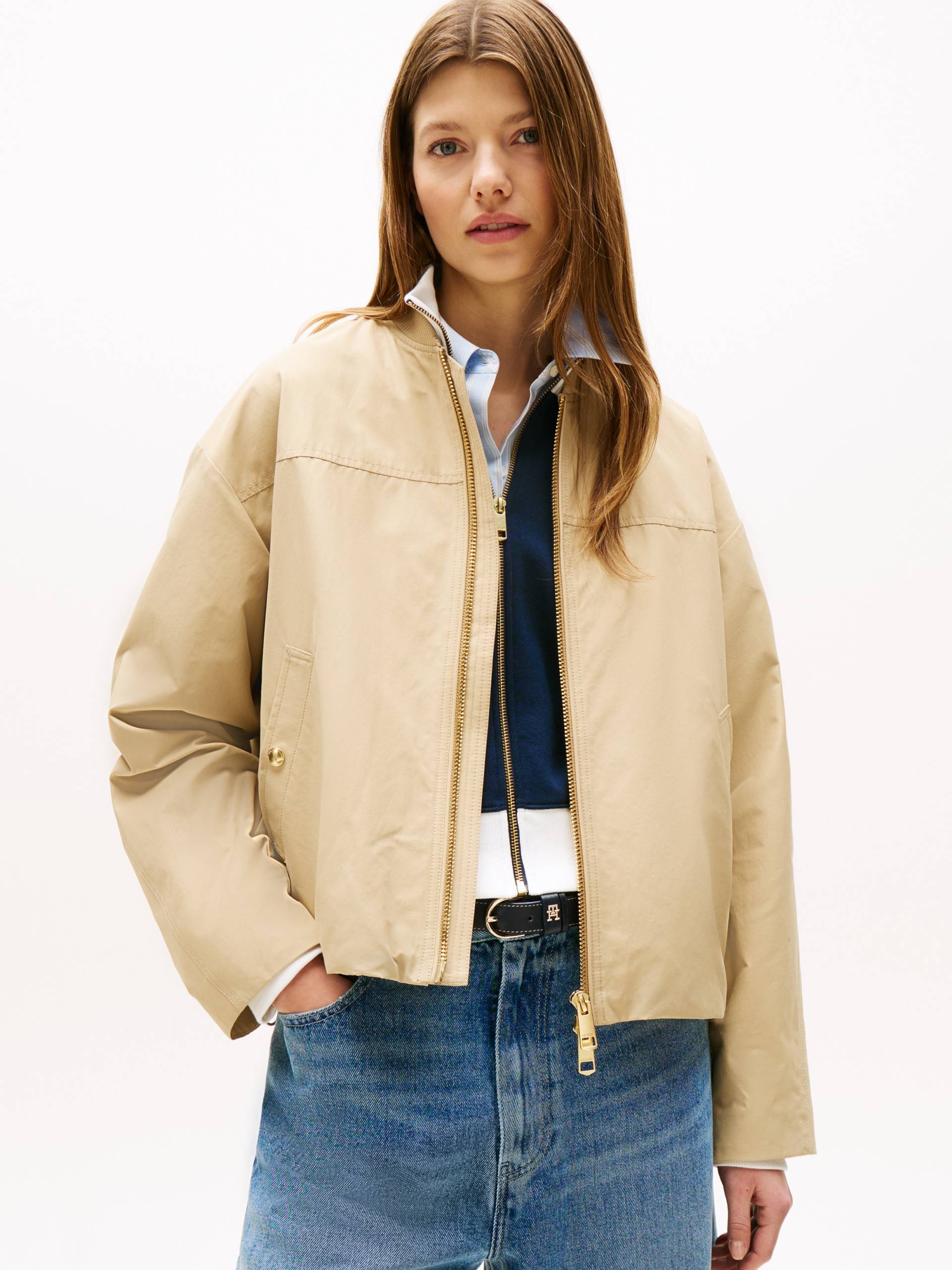 Tommy Hilfiger Bomberjacke »COTTON NYLON REG BOMBER«, ohne Kapuze Tommy Hilfiger Bomberjacke »COTTON NYLON REG BOMBER«, ohne Kapuze von Tommy Hilfiger