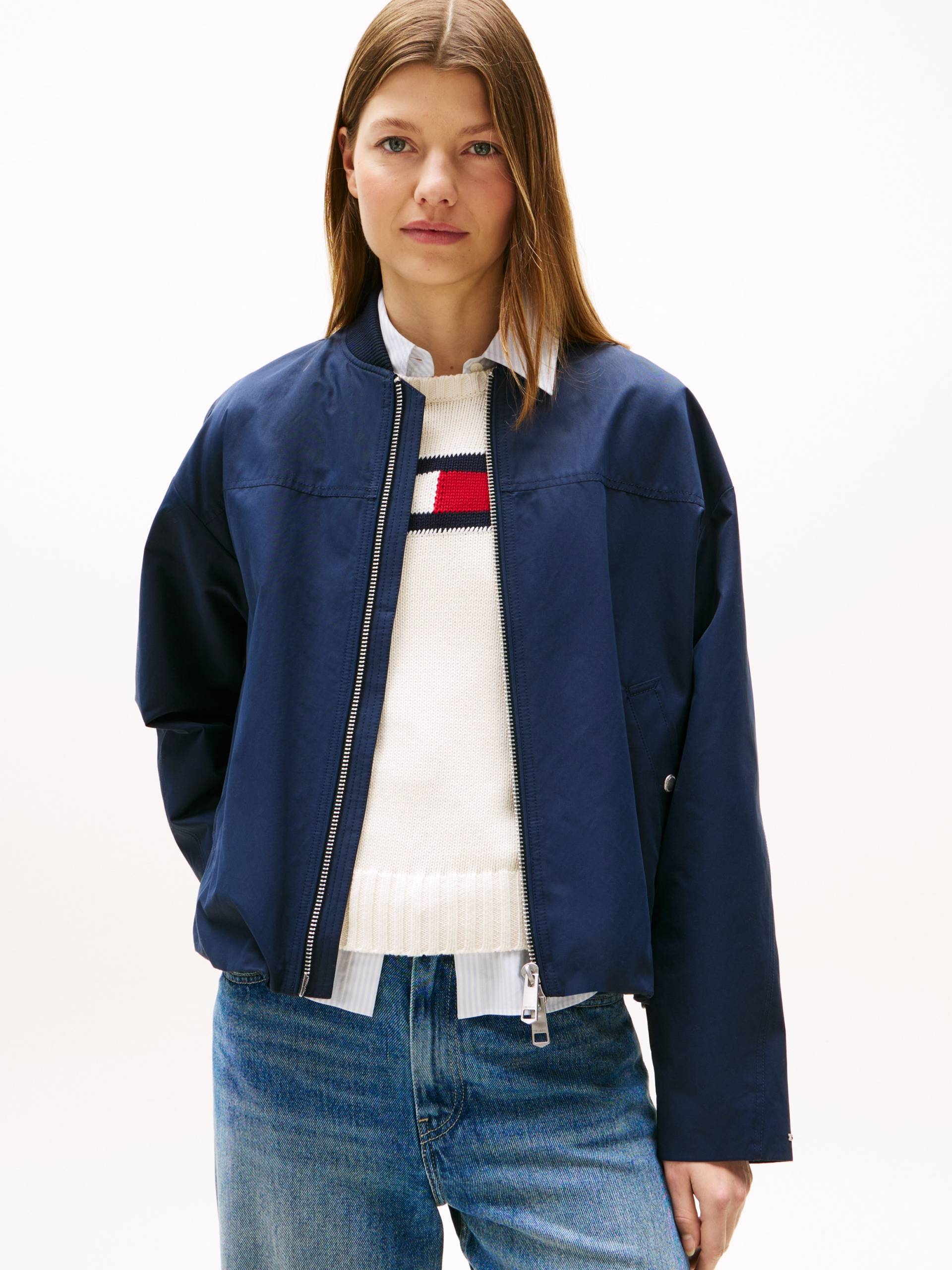 Tommy Hilfiger Bomberjacke »COTTON NYLON REG BOMBER«, ohne Kapuze Tommy Hilfiger Bomberjacke »COTTON NYLON REG BOMBER«, ohne Kapuze von Tommy Hilfiger