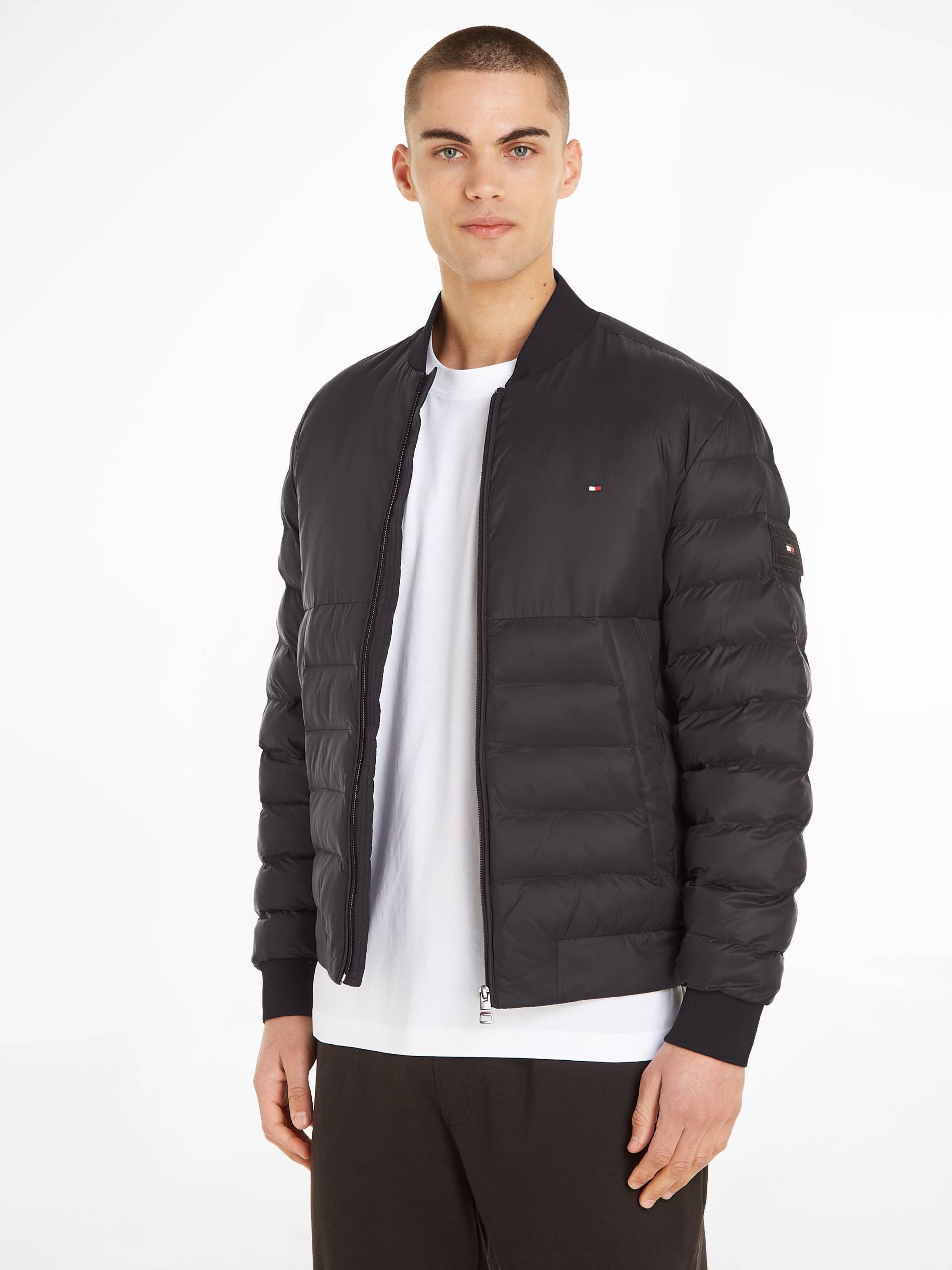 Tommy Hilfiger Bomberjacke »PACKABLE RECYCLED QUILT BOMBER«, ohne Kapuze von Tommy Hilfiger