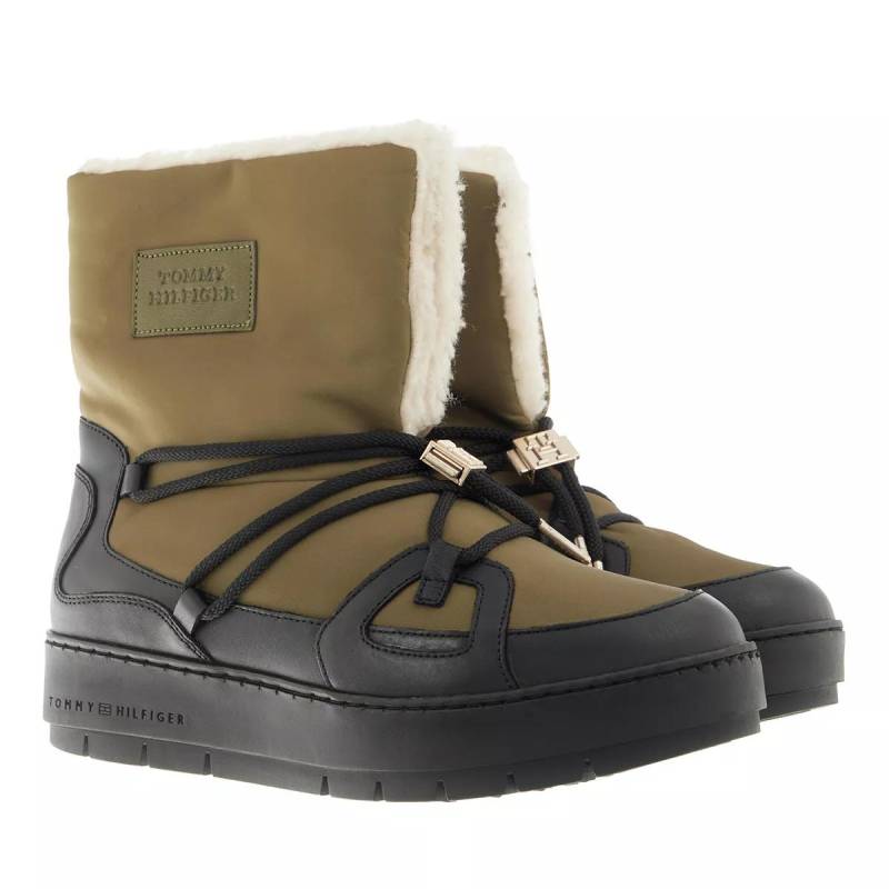 Tommy Hilfiger Boots & Stiefeletten - Tommy Essential Snowboot - Gr. 38 (EU) - in Grün - für Damen von Tommy Hilfiger