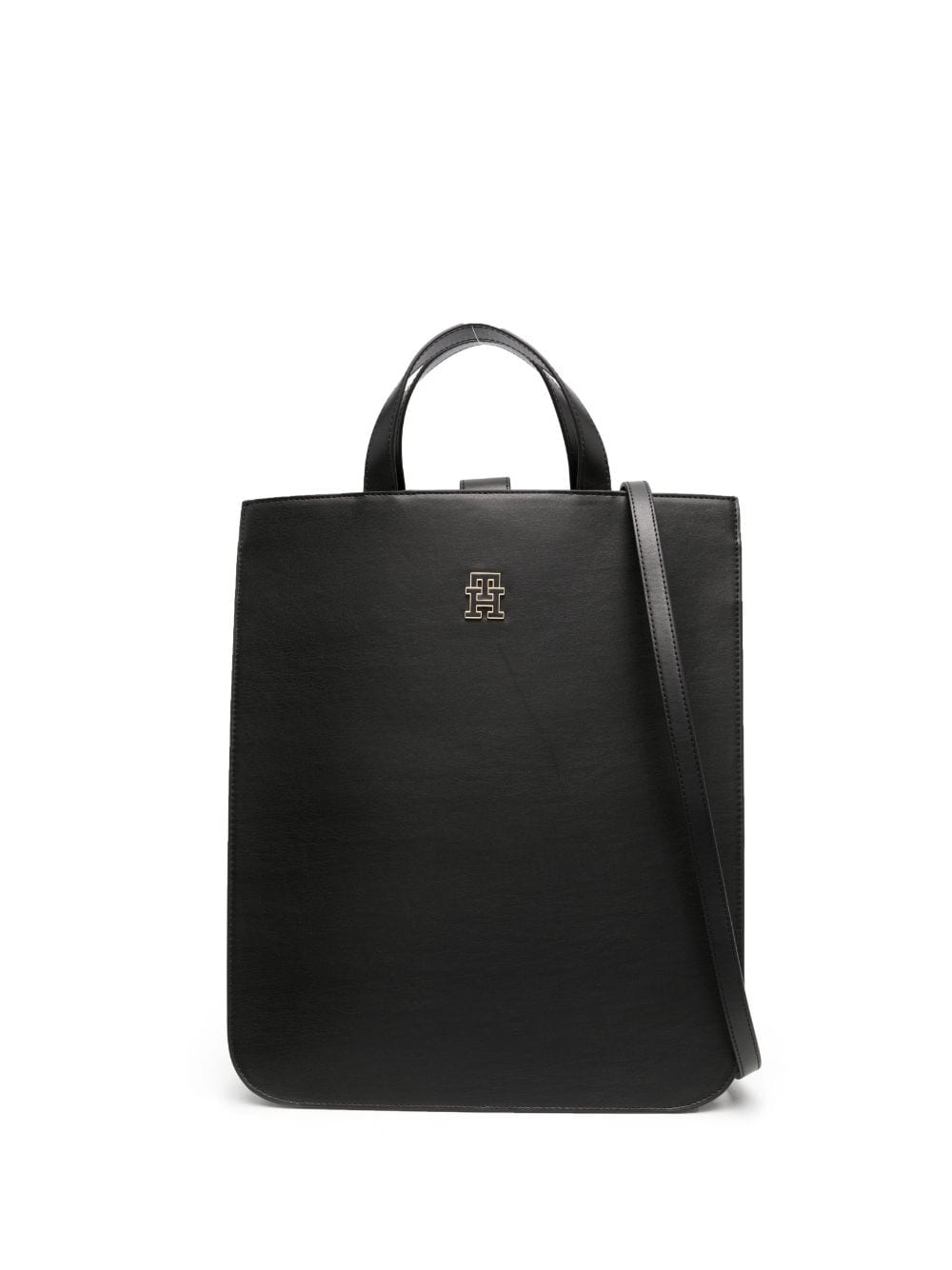 Tommy Hilfiger Chic logo-plaque tote bag - Black von Tommy Hilfiger