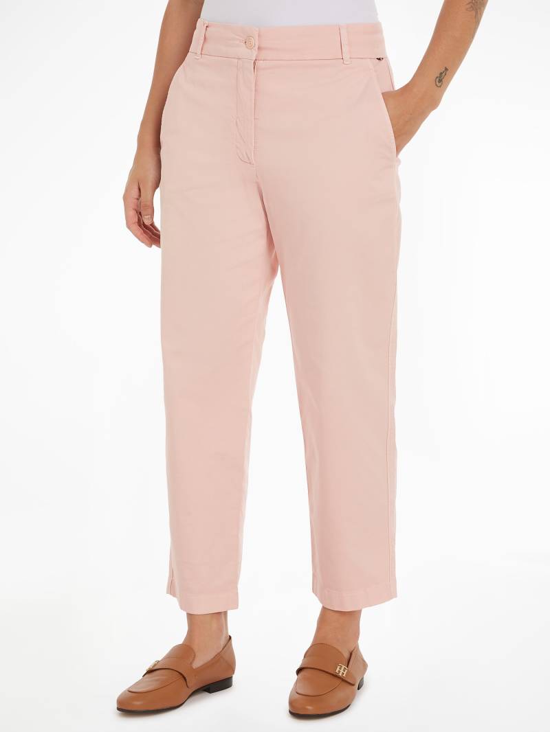Tommy Hilfiger Chinohose »CO BLEND GMD SLIM STRAIGHT CHINO«, mit Logostickerei von Tommy Hilfiger