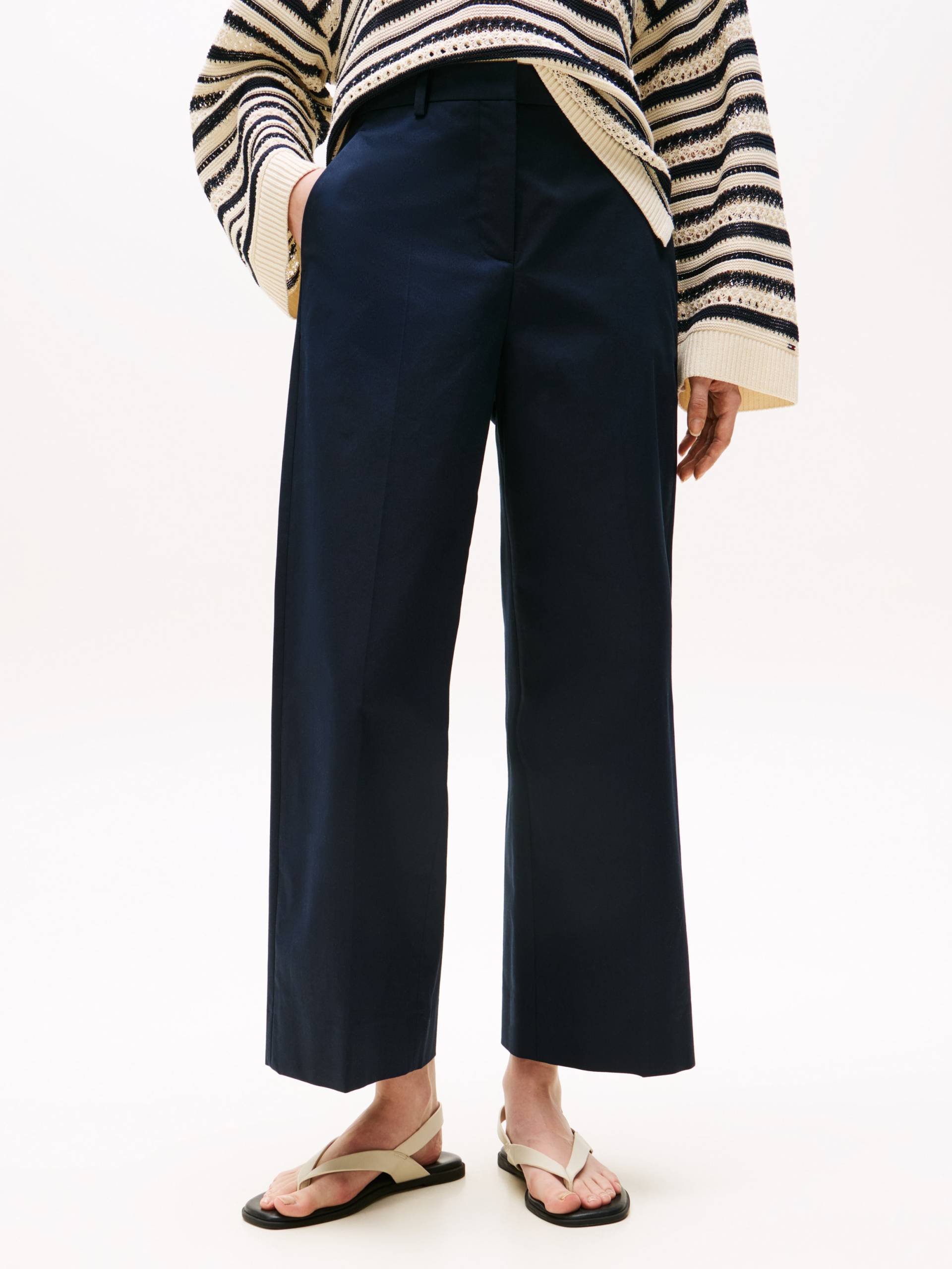 Tommy Hilfiger Chinohose »COTTON WIDE LEG ANKLE CHINO PANT« Tommy Hilfiger Chinohose »COTTON WIDE LEG ANKLE CHINO PANT« von Tommy Hilfiger