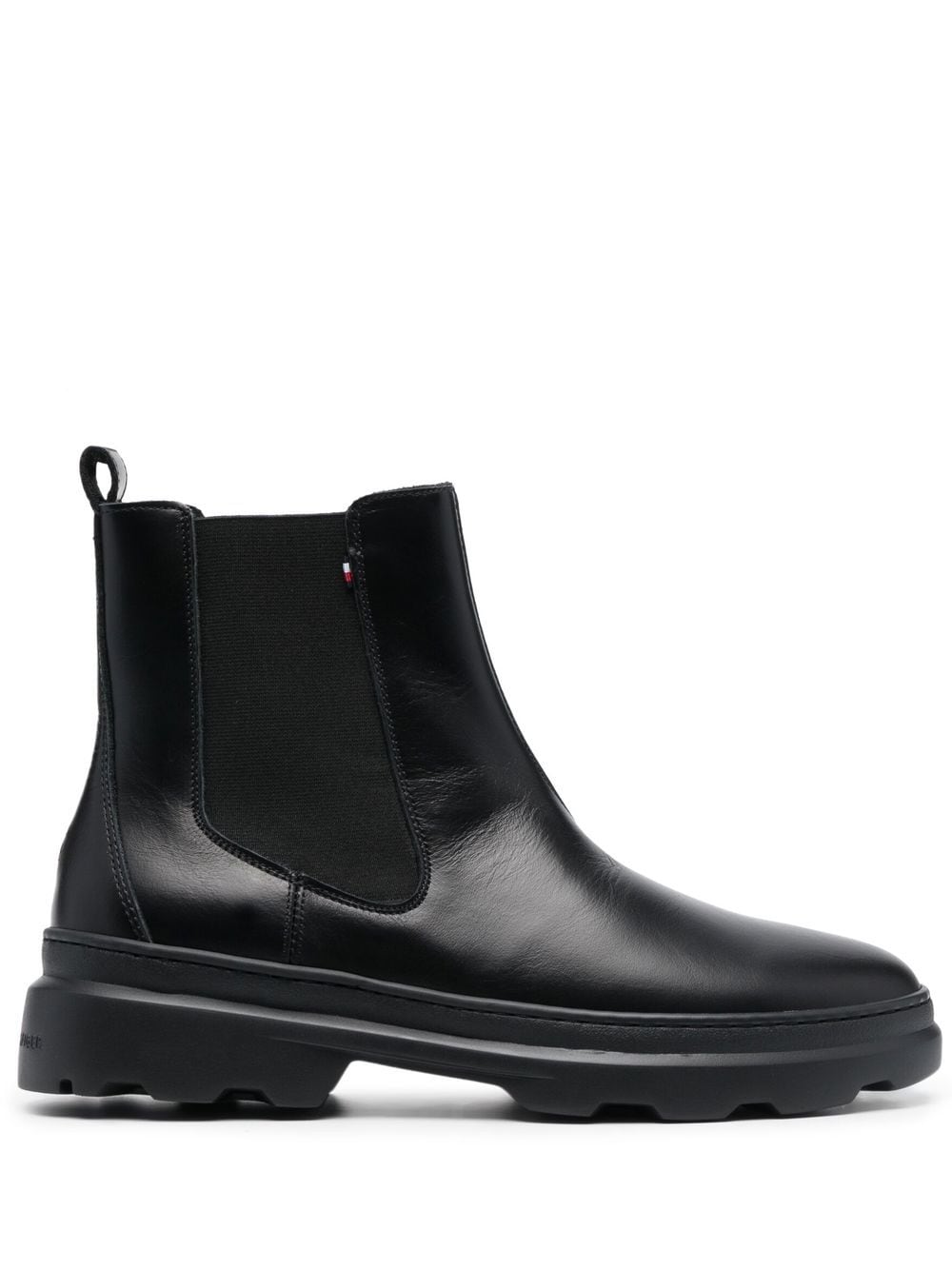 Tommy Hilfiger Comfort leather Chelsea boots - Black von Tommy Hilfiger