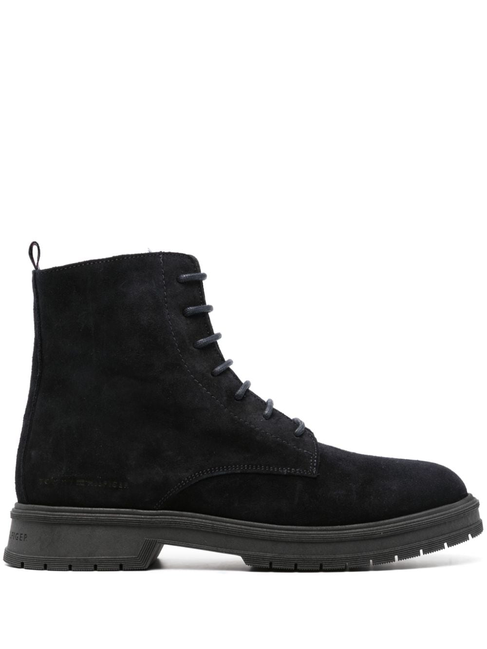 Tommy Hilfiger Core suede boots - Blue von Tommy Hilfiger