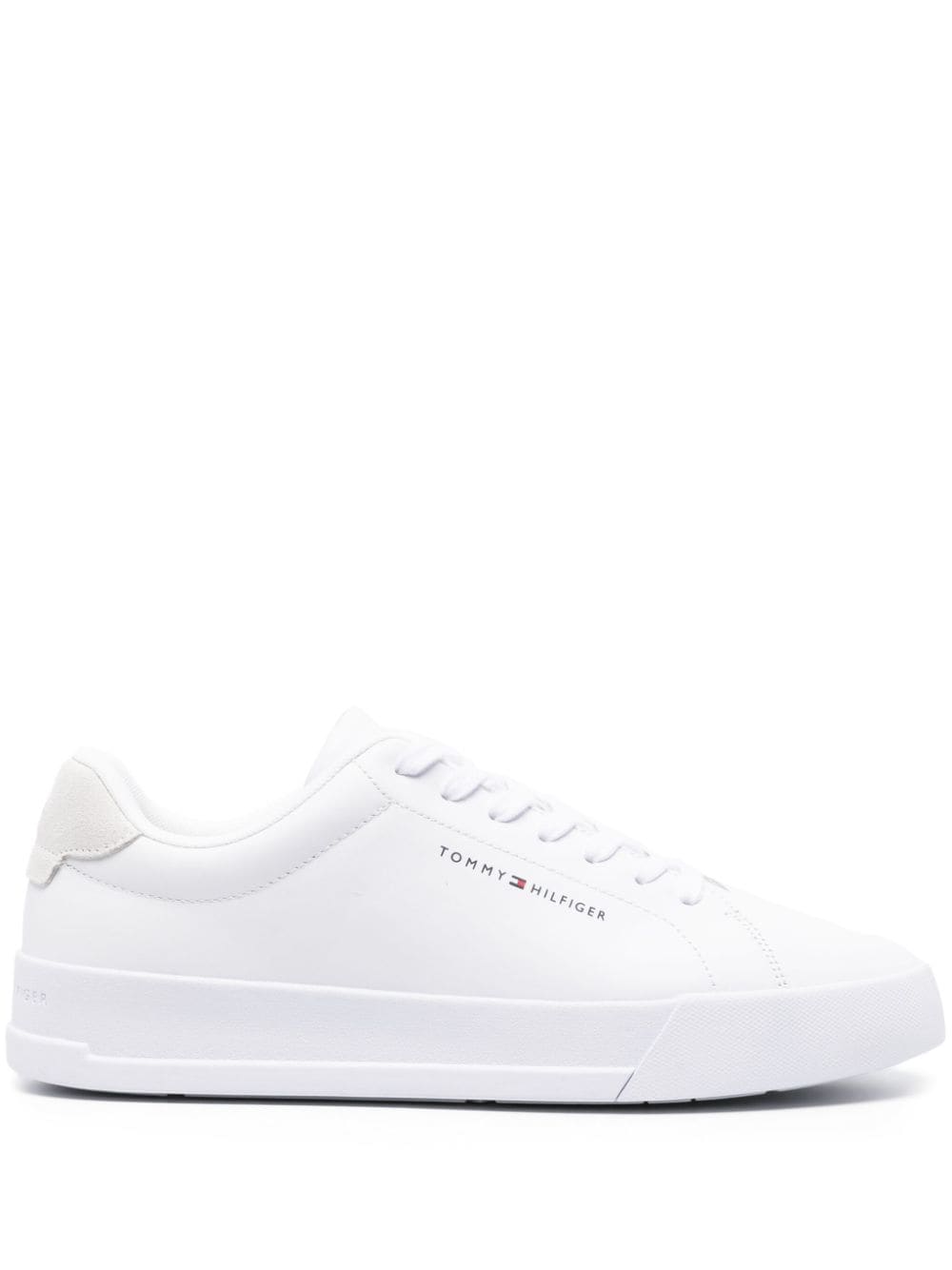 Tommy Hilfiger Court Leisure leather sneakers - White von Tommy Hilfiger