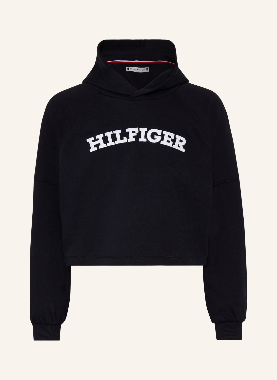 Tommy Hilfiger Cropped-Hoodie blau von Tommy Hilfiger