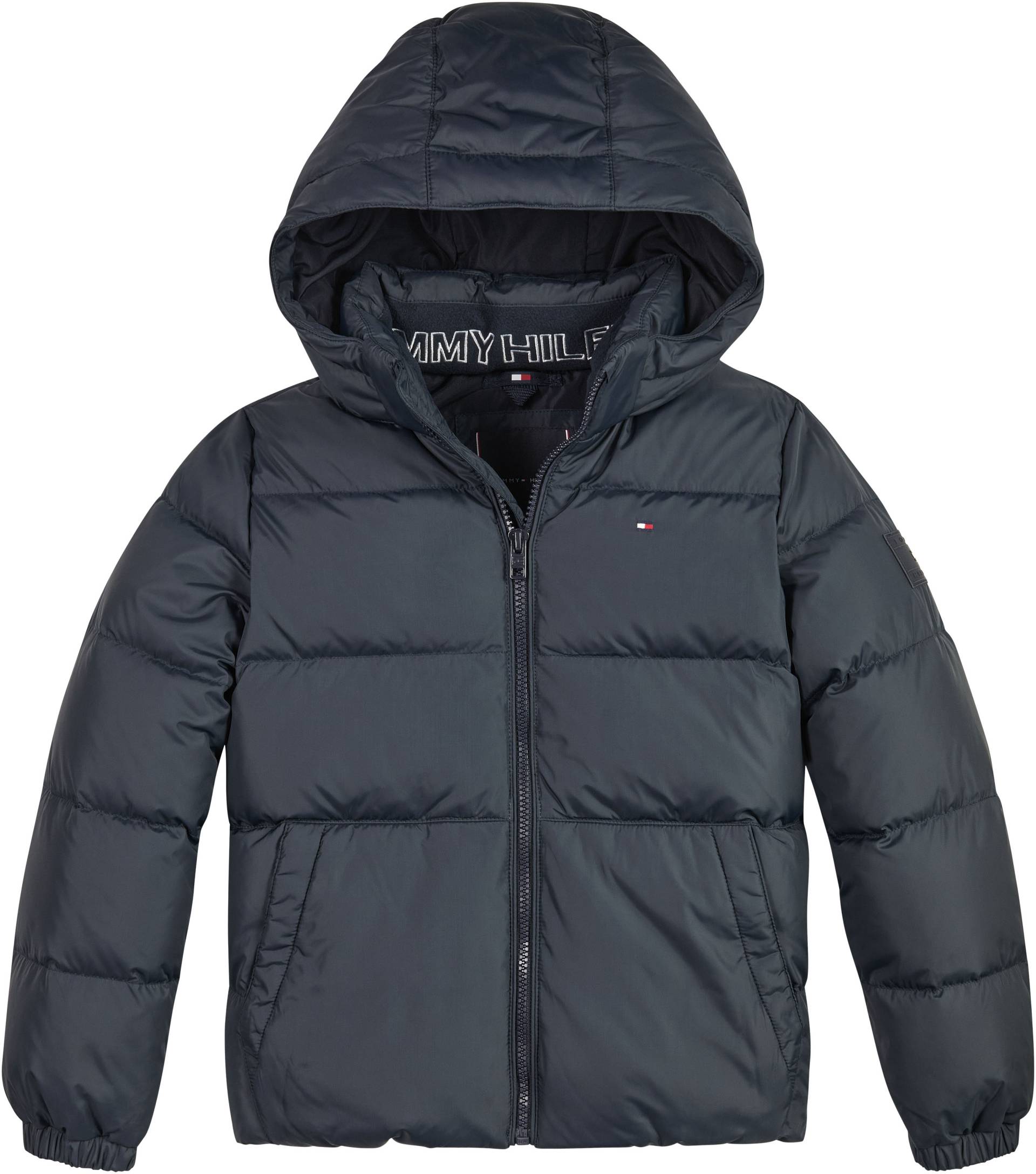 Tommy Hilfiger Daunenjacke »ESSENTIAL DOWN JACKET«, mit Kapuze, Baby bis 2 Jahre; mit Logo-Patch und Flaglabel Tommy Hilfiger Daunenjacke »ESSENTIAL DOWN JACKET«, mit Kapuze, Baby bis 2 Jahre; mit Logo-Patch und Flaglabel von Tommy Hilfiger