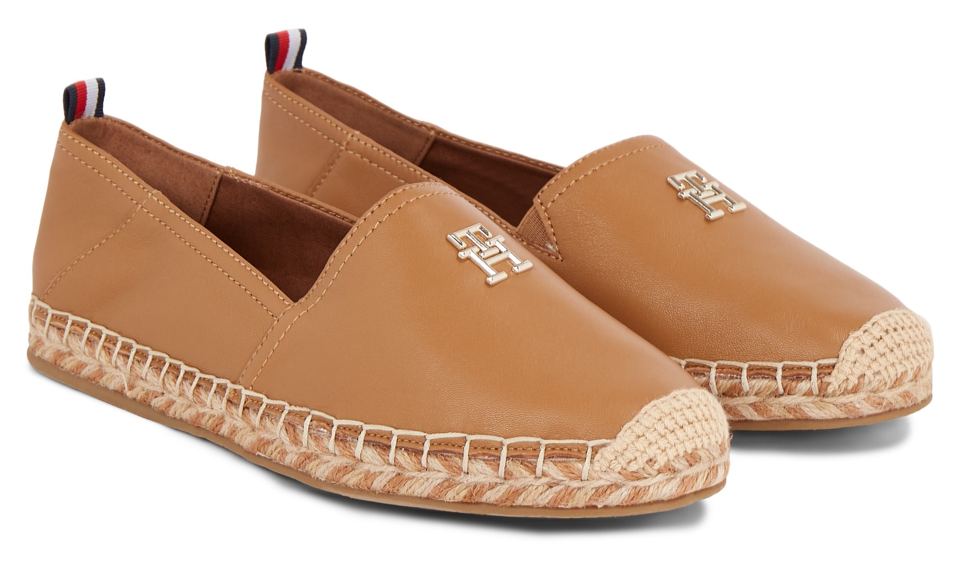 Tommy Hilfiger Espadrille »TH LEATHER FLAT ESPADRILLE« von Tommy Hilfiger