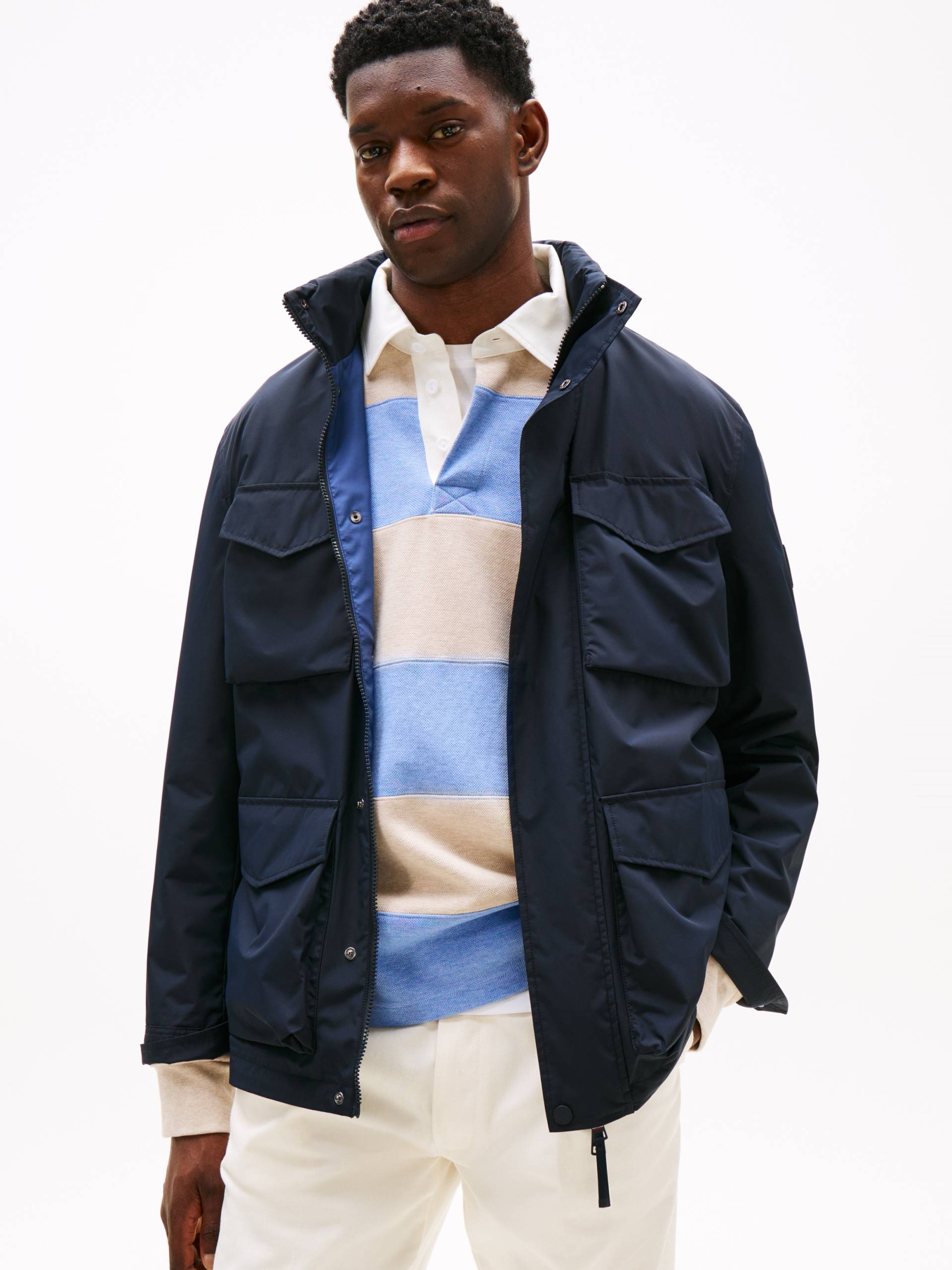 Tommy Hilfiger Fieldjacket »PACKABLE FIELD JACKET«, mit Kapuze, Kapuze im Kragen verstaubar Tommy Hilfiger Fieldjacket »PACKABLE FIELD JACKET«, mit Kapuze, Kapuze im Kragen verstaubar von Tommy Hilfiger