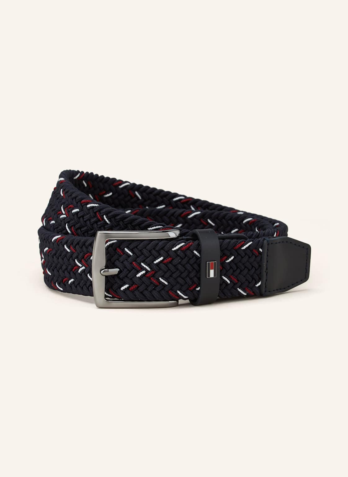 Tommy Hilfiger Flechtgürtel Denton blau von Tommy Hilfiger