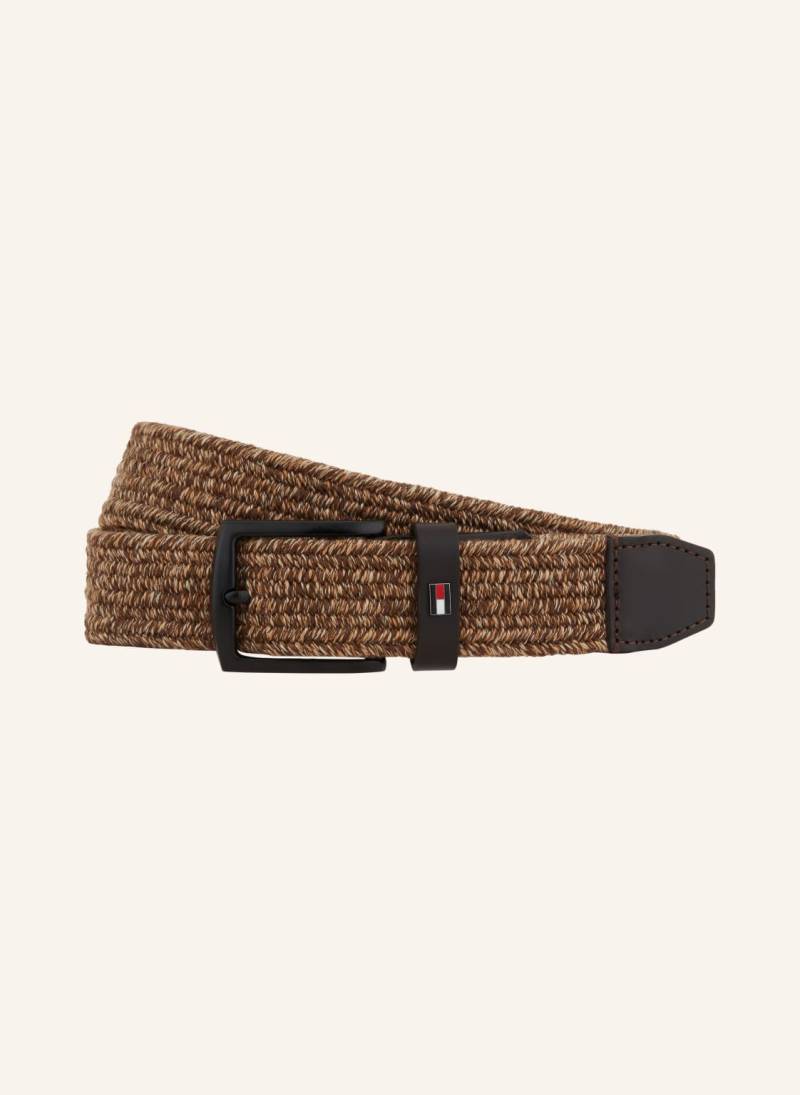 Tommy Hilfiger Flechtgürtel Denton braun von Tommy Hilfiger