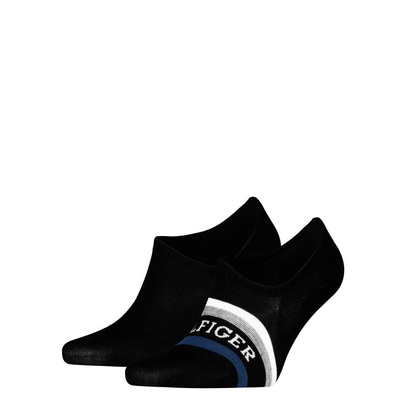 Tommy Hilfiger Füsslinge »TH MEN FOOTIE 2P HILFIGER TAB«, (2er-Pack), mit Anti-Rutsch Technologie von Tommy Hilfiger