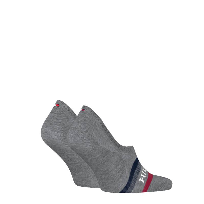 Tommy Hilfiger Füsslinge »TH MEN FOOTIE 2P HILFIGER TAB«, (2er-Pack), mit Anti-Rutsch Technologie von Tommy Hilfiger