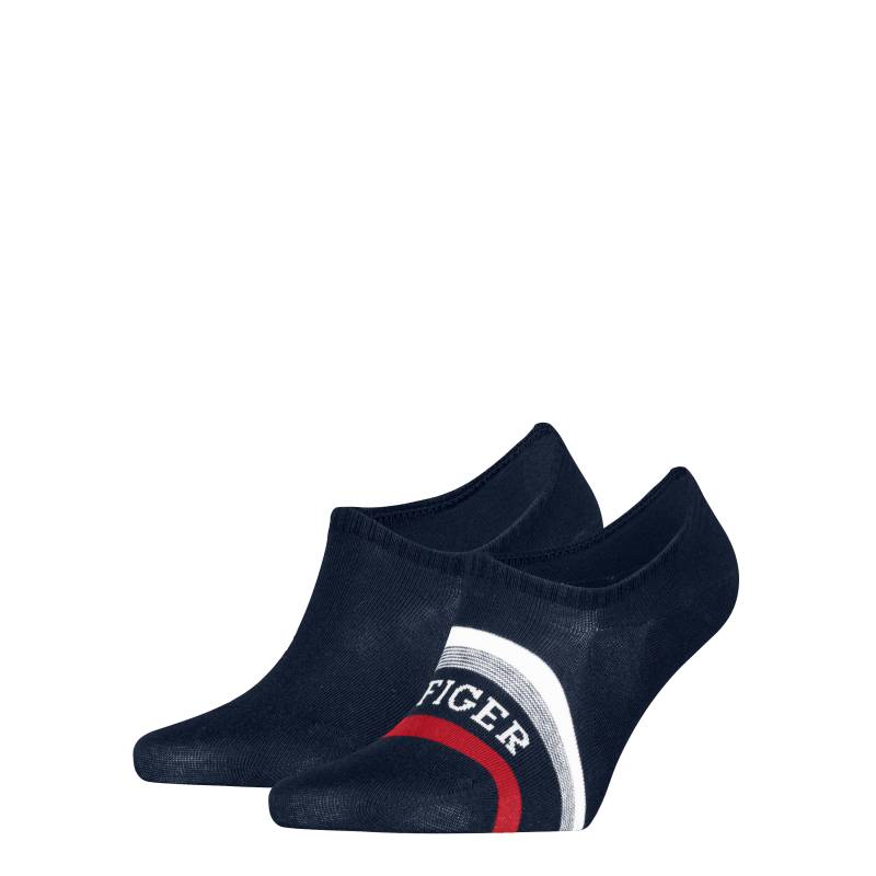 Tommy Hilfiger Füsslinge »TH MEN FOOTIE 2P HILFIGER TAB«, (2er-Pack), mit Anti-Rutsch Technologie von Tommy Hilfiger
