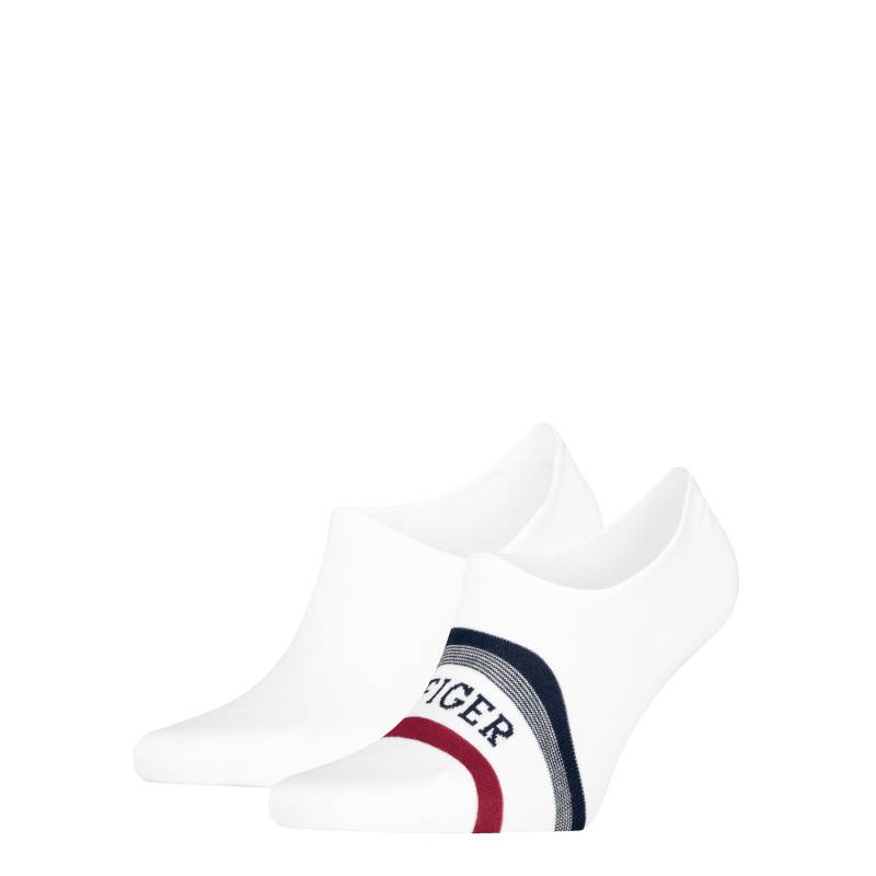 Tommy Hilfiger Füsslinge »TH MEN FOOTIE 2P HILFIGER TAB«, (2er-Pack), mit Anti-Rutsch Technologie von Tommy Hilfiger