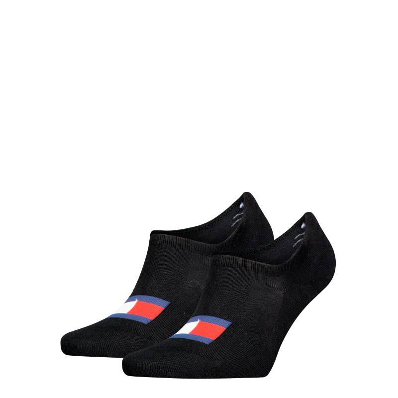 Tommy Hilfiger Füsslinge »TH UNI TJ FOOTIE 2P FLAG«, (2 Paar), Mit grossem Flag-Label vorn von Tommy Hilfiger