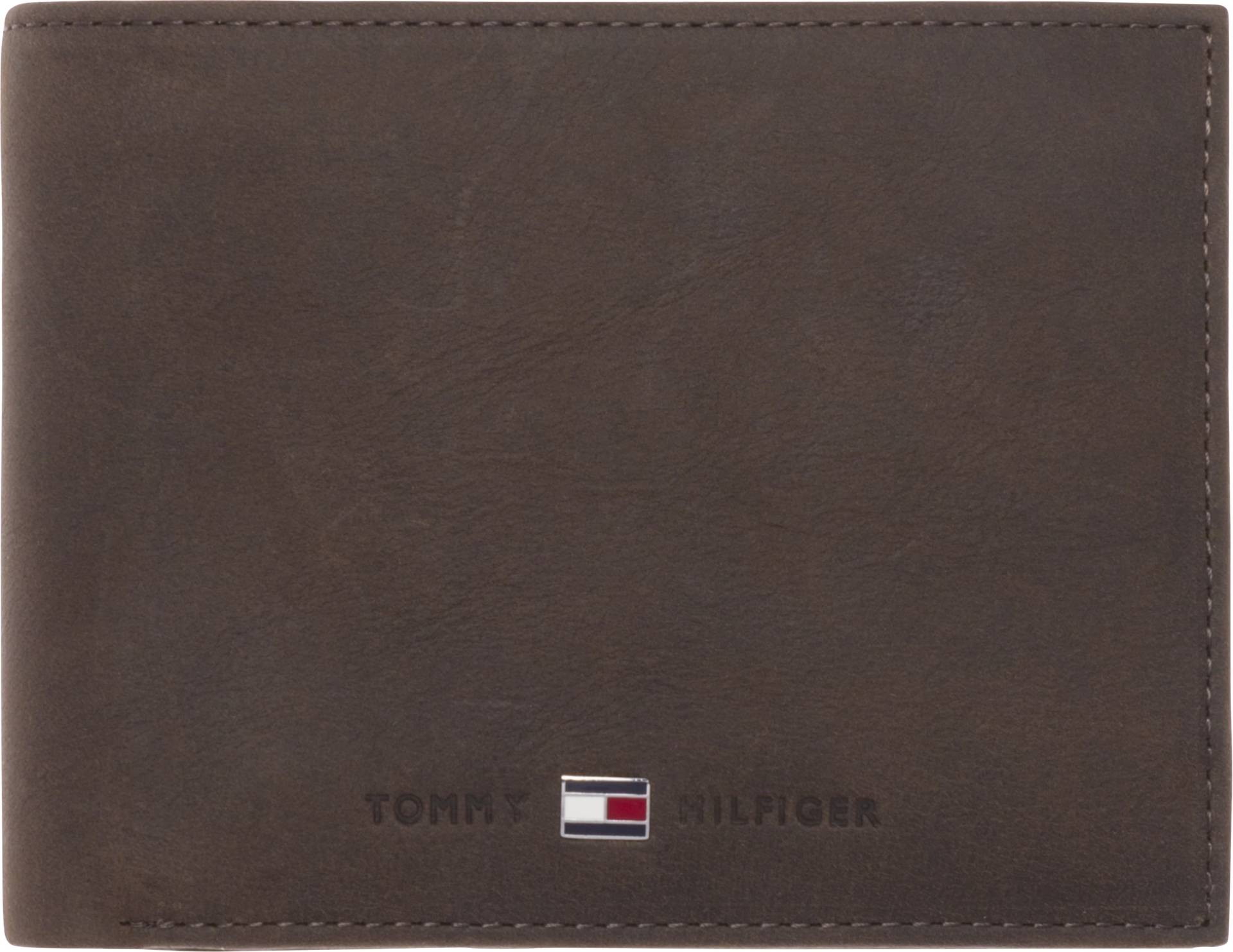 Tommy Hilfiger Geldbörse »JOHNSON CC FLAP AND COIN POCKET«, aus hochwertigem Leder von Tommy Hilfiger