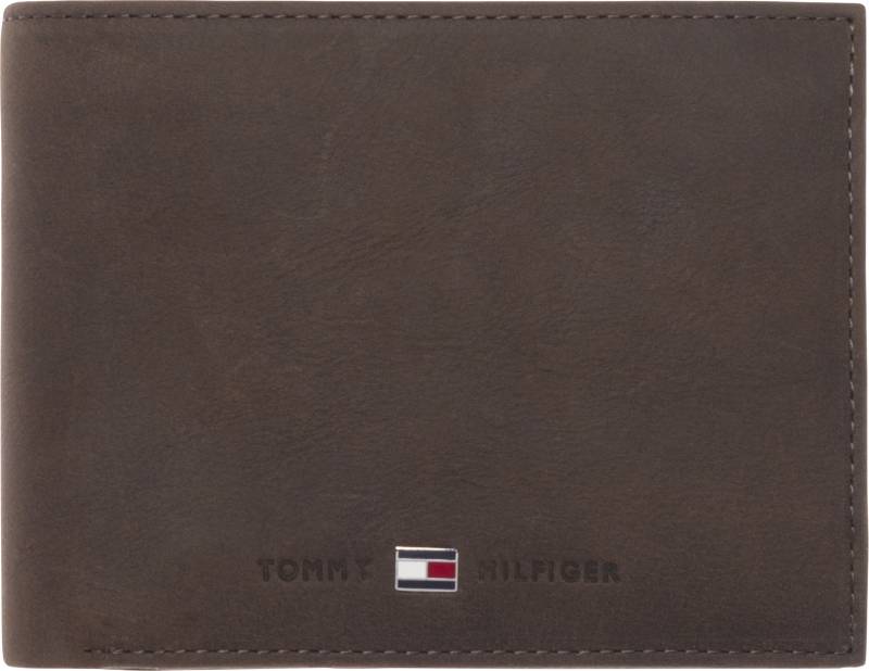 Tommy Hilfiger Geldbörse »JOHNSON CC FLAP AND COIN POCKET«, aus hochwertigem Leder von Tommy Hilfiger