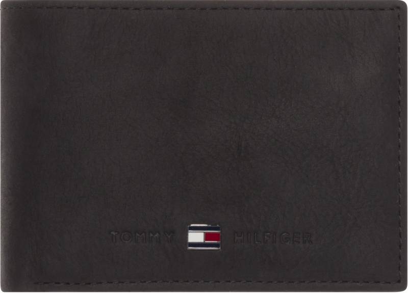 Tommy Hilfiger Geldbörse »JOHNSON MINI CC FLAP COIN POCKET«, aus hochwertigem Leder von Tommy Hilfiger