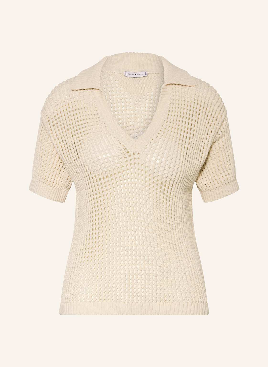 Tommy Hilfiger Häkelshirt beige von Tommy Hilfiger