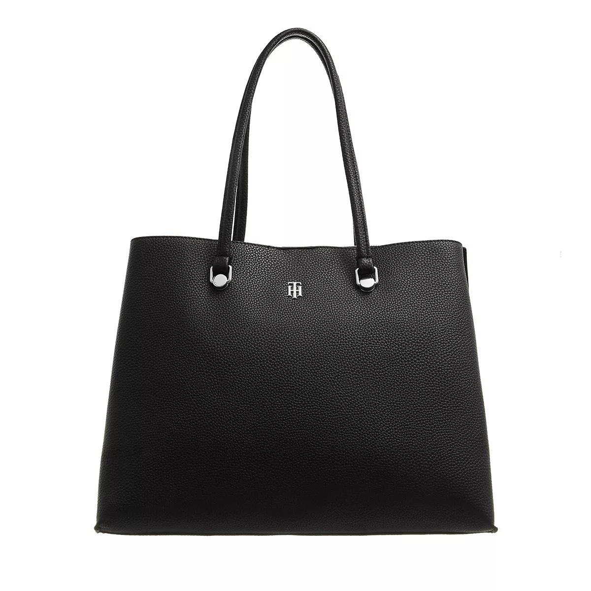 Tommy Hilfiger Handtasche - Th Element Workbag - Gr. unisize - in Schwarz - für Damen Tommy Hilfiger Handtasche - Th Element Workbag - Gr. unisize - in Schwarz - für Damen von Tommy Hilfiger